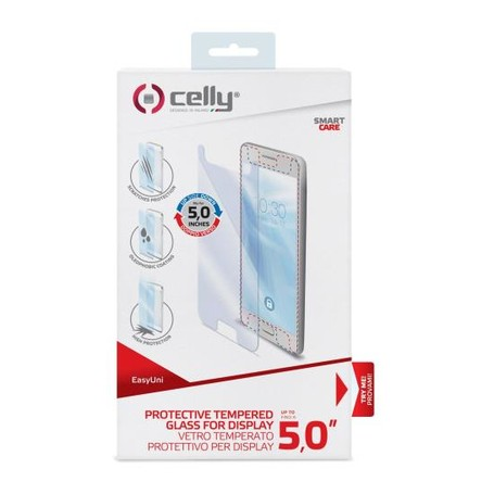 CELLY GLASSUNI 5.0 PROTEZIONE PER SCHERMO OGNI MARCA 1 PZ