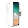 CELLY WALLY CUSTODIA A LIBRO PER IPHONE X COLORE BIANCO