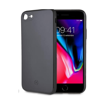 CELLY GHOST SKIN COVER PER IPHONE 8/7 COLORE NERO