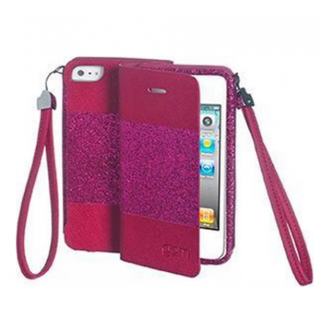 CELLY GLAMME COVER A LIBRO PER IPHONE 4/4S COLORE ROSA