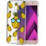 CELLY COVER CUSTODIA PER SAMSUNG  A3 2017 COLORE TRASPARENTE CON ANANAS