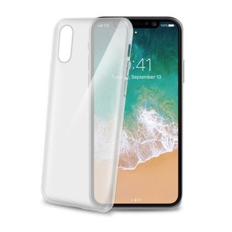 CELLY GELSKIN COVER PER IPHONE X COLORE TRASPARENTE