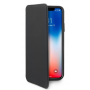 CELLY PRESTIGE COVER A LIBRO PER IPHONE X COLORE NERO