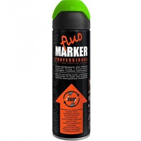 FLUOMARKER MARCATORE SPRAY DI COLORE VERDE 500ML