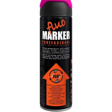 FLUOMARKER MARCATORE SPRAY DI COLORE ROSA 500ML