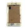 +CHIC CUSTODIA A LIBRO PER IPHONE 6 PLUS COLORE MARRONE CHIARO