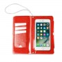 CELLY SPLASH WALLET CUSTODIA A LIBRO UNIVERSALE FINO A 6,2° COLORE ROSSO