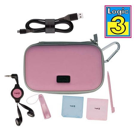 LOGIC 3 KIT PER NINTENDO DSI COLORE ROSA 11 PZ