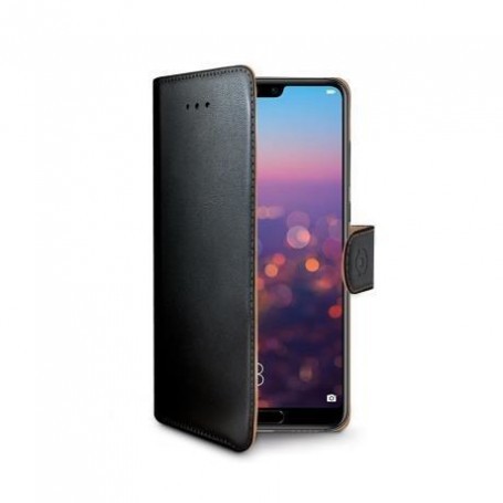 CELLY WALLY CUSTODIA A LIBRO PER HUAWEI P20 COLORE NERO