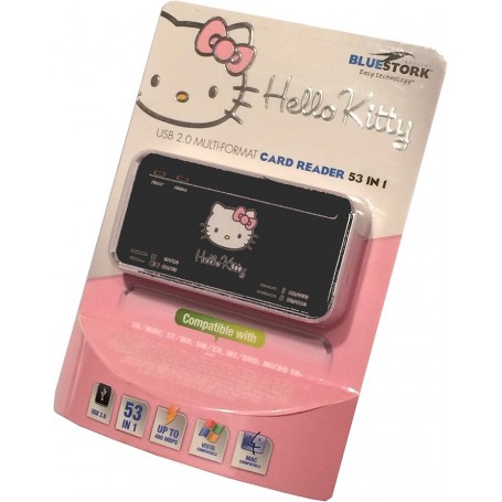 BLUESTORK HELLO KITTY CARD READER GREY