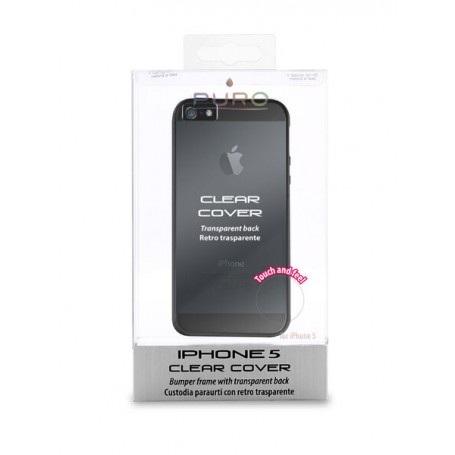 PURO CUSTODIA PER IPHONE 5 COLORE NERO