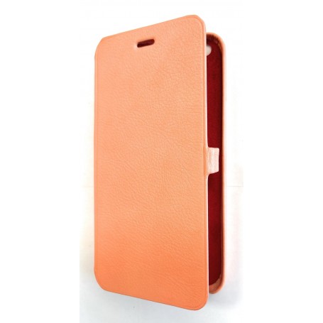 + CHIC CUSTODIA A LIBRO PER IPHONE 6 PLUS COLORE SALMONE (NUOVO CON IMPERFEZZIONI ESTETICHE)