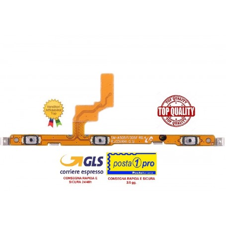 Cavo flat flex pulsante accensione e pulsante volume Galaxy A50 SM-A505 - Power Button & Volume Button Flex Cable