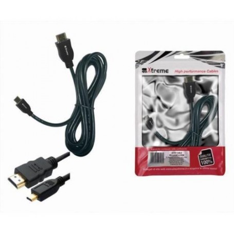 2 PEZZI DI XTREME CAVO HDMI  A MICRO/HDMI MICRO DA 1,5 MT