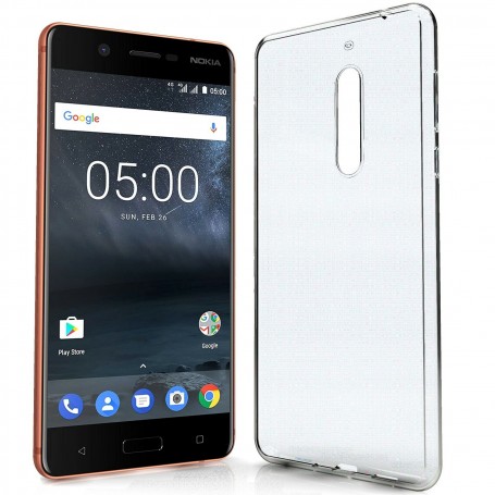 CUSTODIA TRASPARENTE ULTRA SLIM 0.3MM PER NOKIA 5