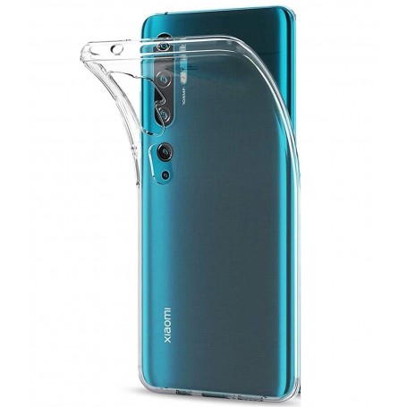 CUSTODIA TRASPARENTE IN SILICONE PER XIAOMI REDMI NOTE MI 10