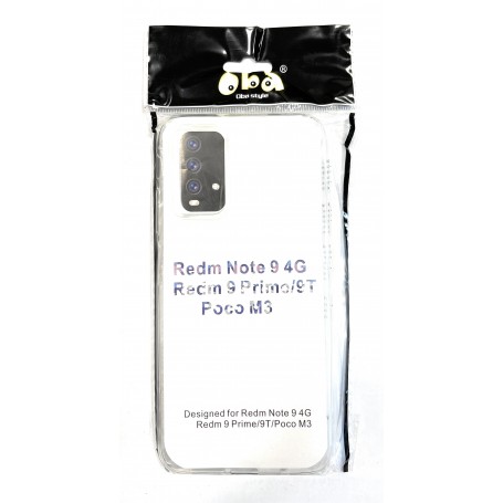 CUSTODIA TRASPARENTE PER XIAOMI REDMI NOTE 9 AG/ REDMI 9 PRIMO/ 9T/ POCO M3