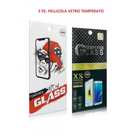 2 PZ. PELLICOLA VETRO TEMPERATO PER SAMSUNG GALAXY A41 SM-A415 GLASS 9H 0,26mm/2,5D