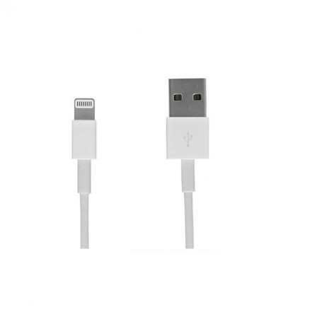 CAVO (HQ) DI RICAMBIO PER APPLE IPHONE MD818ZM/A-B - MQUE2ZM/A LIGHTHING TO USB 1 MT. BIANCO