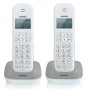 BRONDI CORDLESS GALA TWIN DUOS DIG.DECT GAP BIANCO GRIGIO