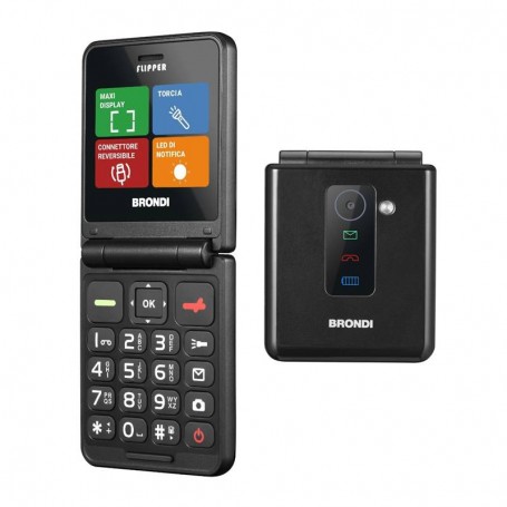 BRONDI FLIPPER FLIP 6,1 cm (2.4")  DUAL SIM NERO