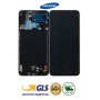 DISPLAY LCD + TOUCH SCREEN ORIGINALE SAMSUNG A70 SM-A705F/FN + FRAME NERO