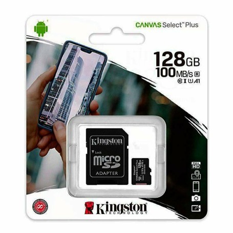 KINGSTON MEMORIA MICRO-SDCS2/128GB CLASSE 100 R A1  100MB/s R.+ ADATTATORE SD