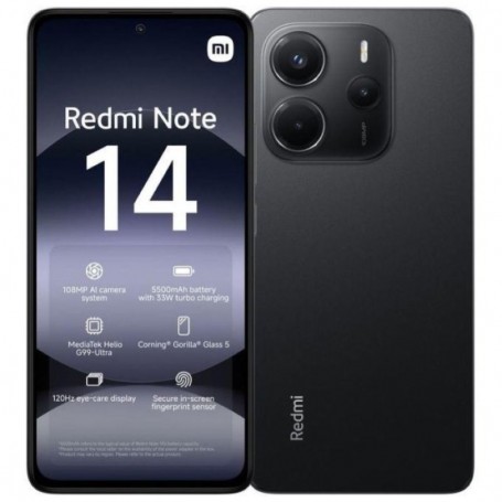 XIAOMI REDMI NOTE 14 4G 8/256GB 6.67" MIDNIGHT BLACK