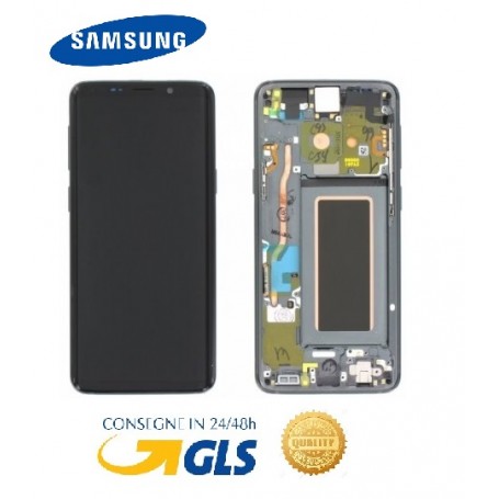 DISPLAY LCD ORIGINALE SAMSUNG SERVICE PACK S9 G960F/FN/DS FRAME GRAY