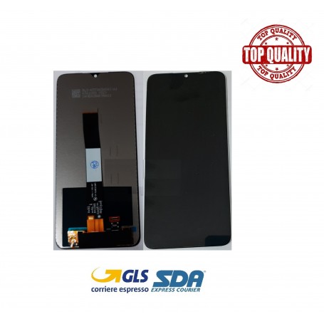 DISPLAY LCD + TOUCH PER XIAOMI REDMI 9AT NERO M2006 M2006C3LVG SENZA FRAME