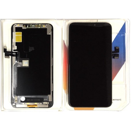 DISPLAY LCD INCELL ITRUCOLOR PER APPLE IPHONE 11 PRO MAX SERIE V 6,5" NERO + ALLOGGI