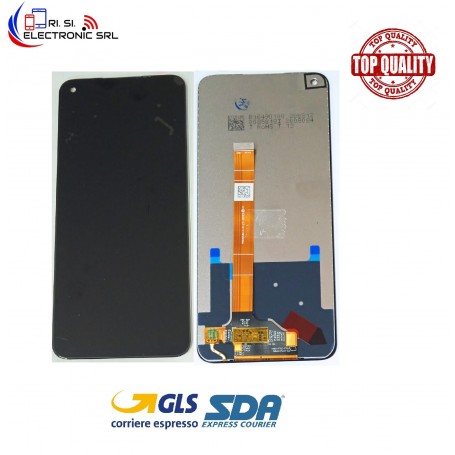 DISPLAY LCD OPPO A92 NERO CPH2059 TOUCH SCREEN ASSEMBLATO VETRO SCHERMO