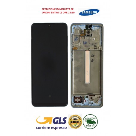 DISPLAY LCD ORIGINALE SAMSUNG A33 5G 2022 BLUE SM-A336B F/FN/DS + FRAME