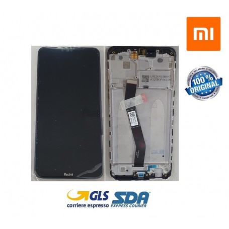 DISPLAY LCD ORIGINALE XIAOMI REDMI 8A NERO + FRAME M1908C3KG (560002C3K300)