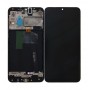 DISPLAY LCD ORIGINALE SERVICE PACK SAMSUNG A10 NERO/BLACK SM-A105F/FN/DS + FRAME